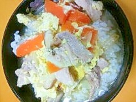 フライパンで作る、汁ダク、他人丼